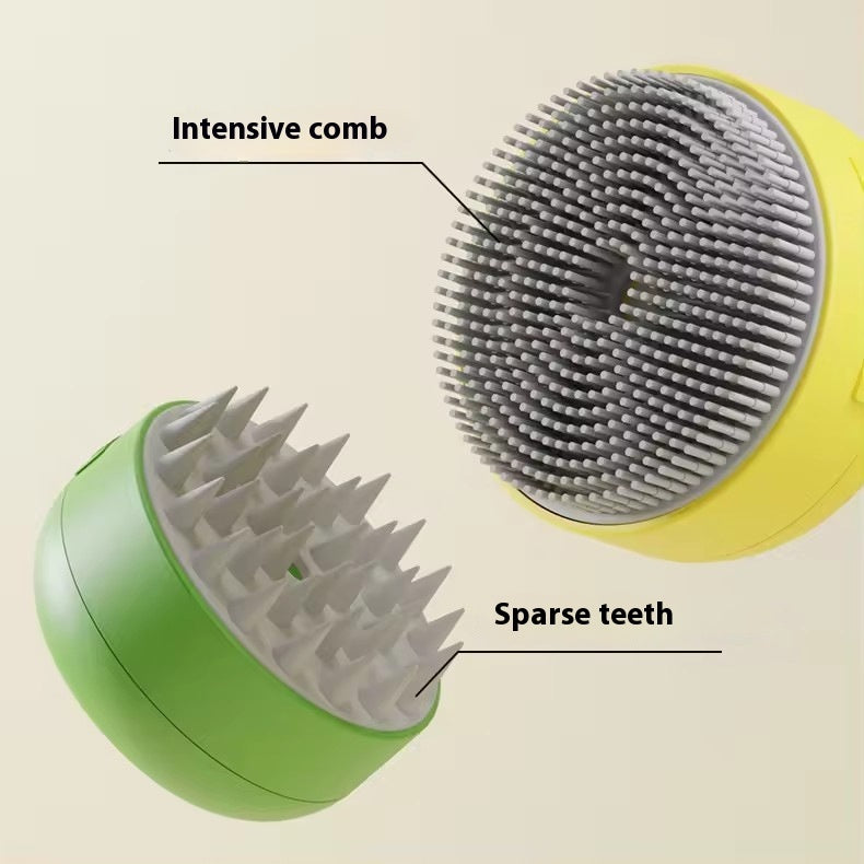 Pet Spray Comb and Electric Massage Grooming Brush for Hair Removal