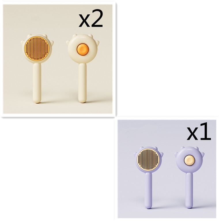 Pet Comb Massage Brush for Grooming, Hair Removal, and Cleaning