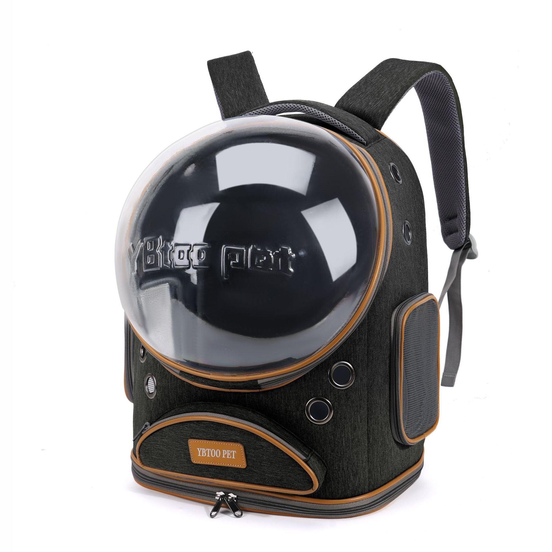 Large Capacity Transparent Pet Backpack for Travel and Storage