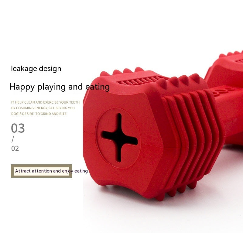 Durable Rubber Interactive Pet Chew Toy with Food Dispenser