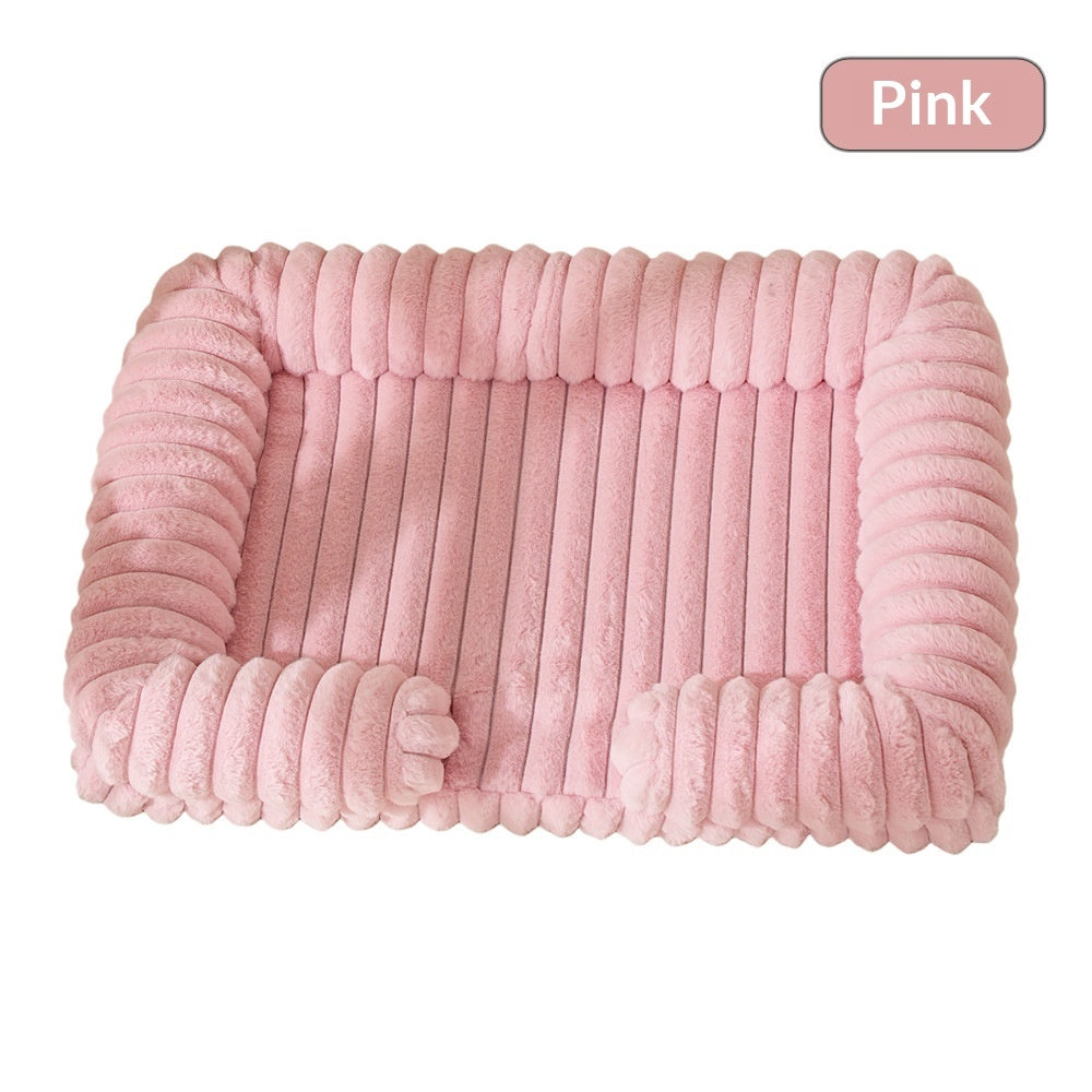 Warm Large Pet Bed and Mat for All Seasons