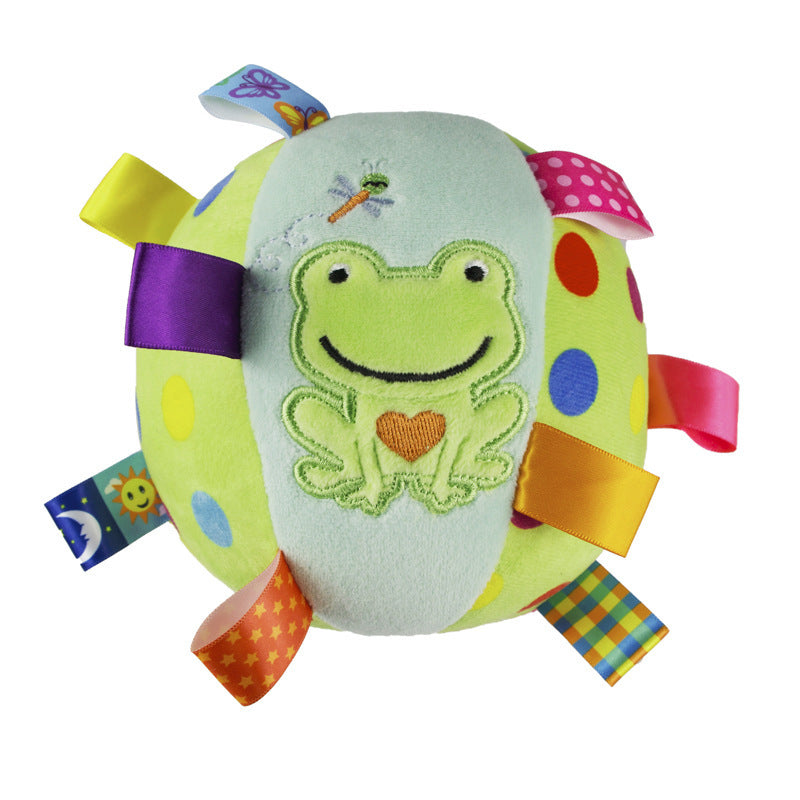 Plush Bell Ring Interactive Pet Toy Ball