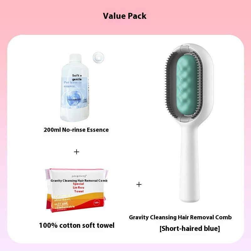 Pet Grooming Brush Dematting Comb for Floating and Sticky Hair Removal