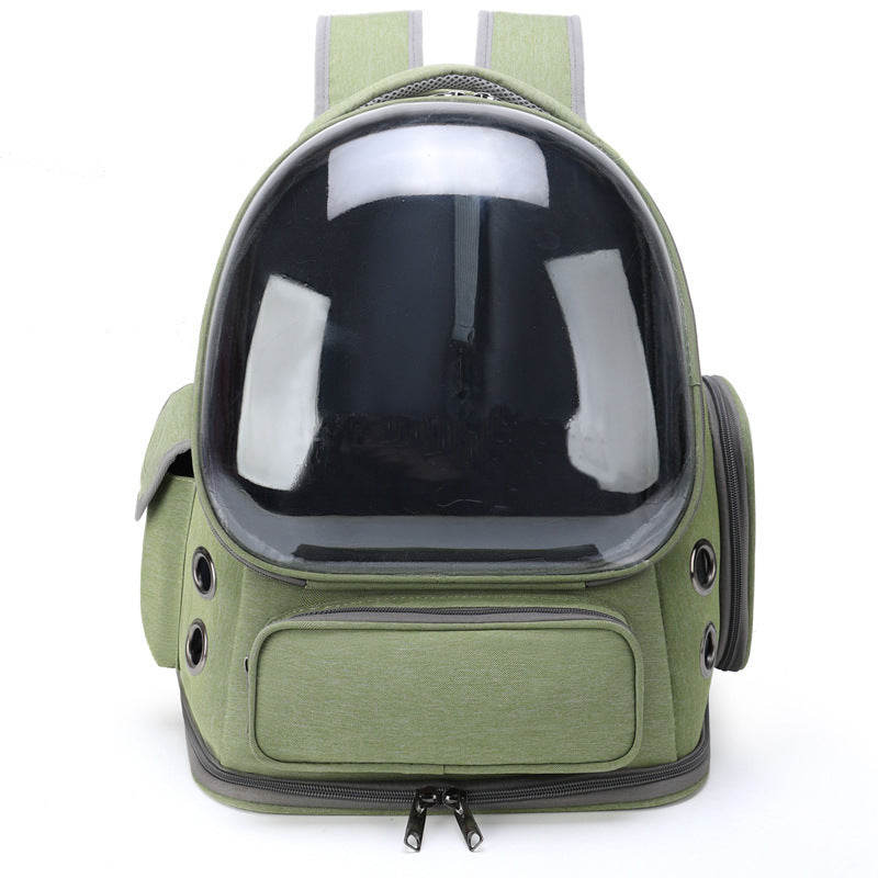 Portable Transparent Pet Backpack and Diaper Bag