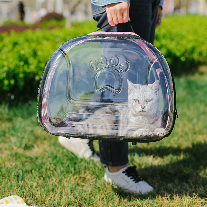 Portable Full Transparent Pet Backpack for Travel