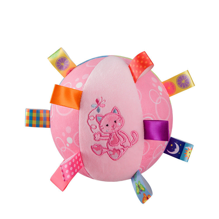 Plush Bell Ring Interactive Pet Toy Ball
