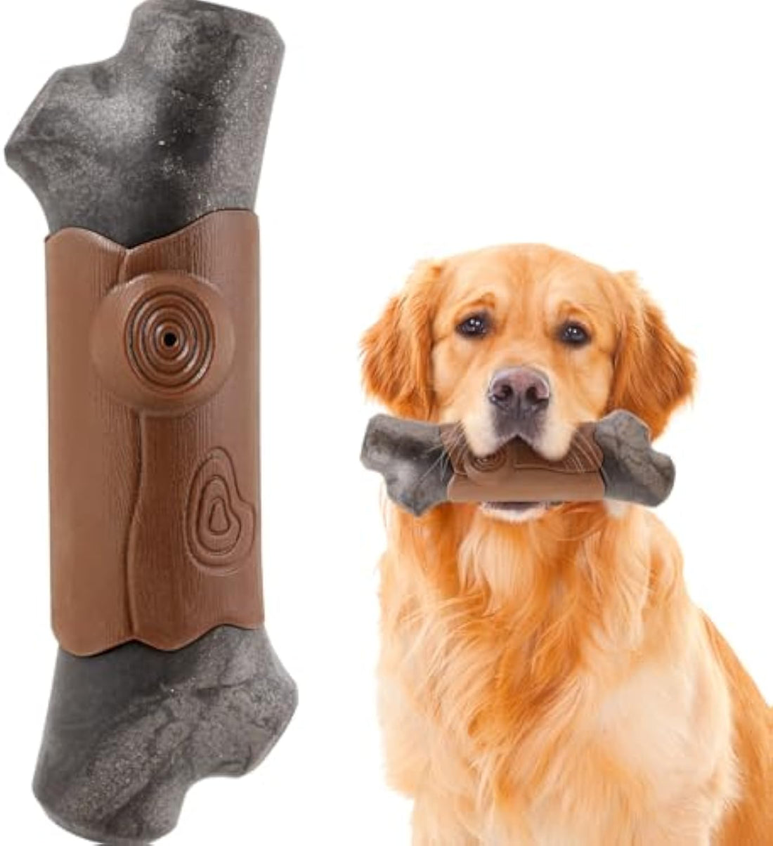 Durable Bacon-Flavored Chew Toy for Aggressive Pets
