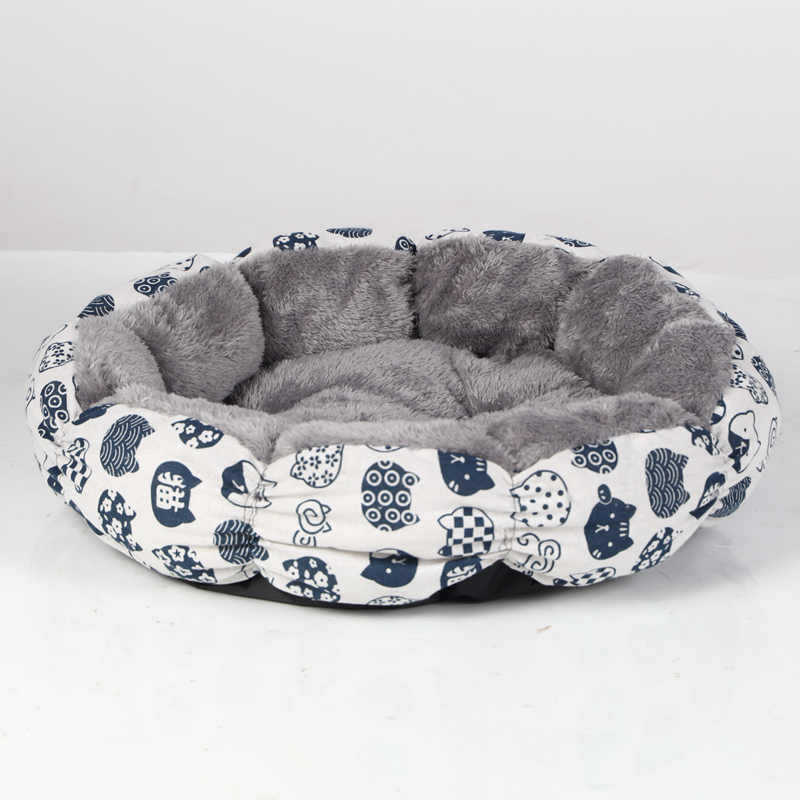 Calming Round Fluffy Pet Donut Bed for All Sizes