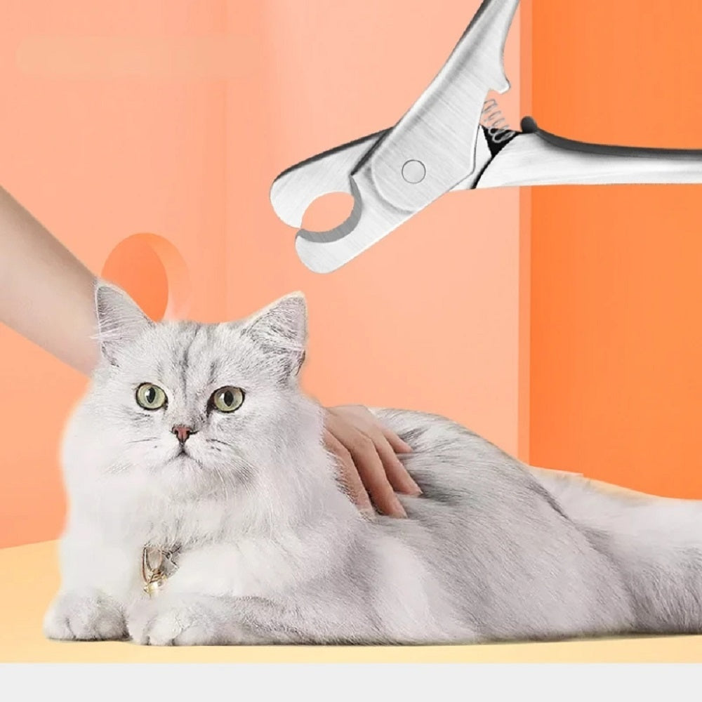 Professional Pet Nail Clipper with Safety and Sharp Stainless Steel Cutter