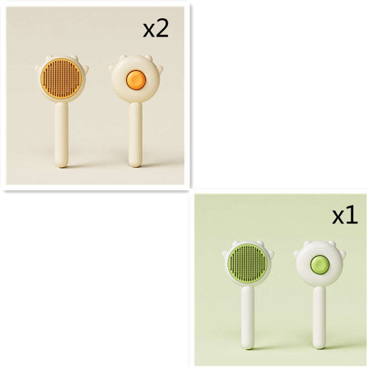 Pet Comb Massage Brush for Grooming, Hair Removal, and Cleaning
