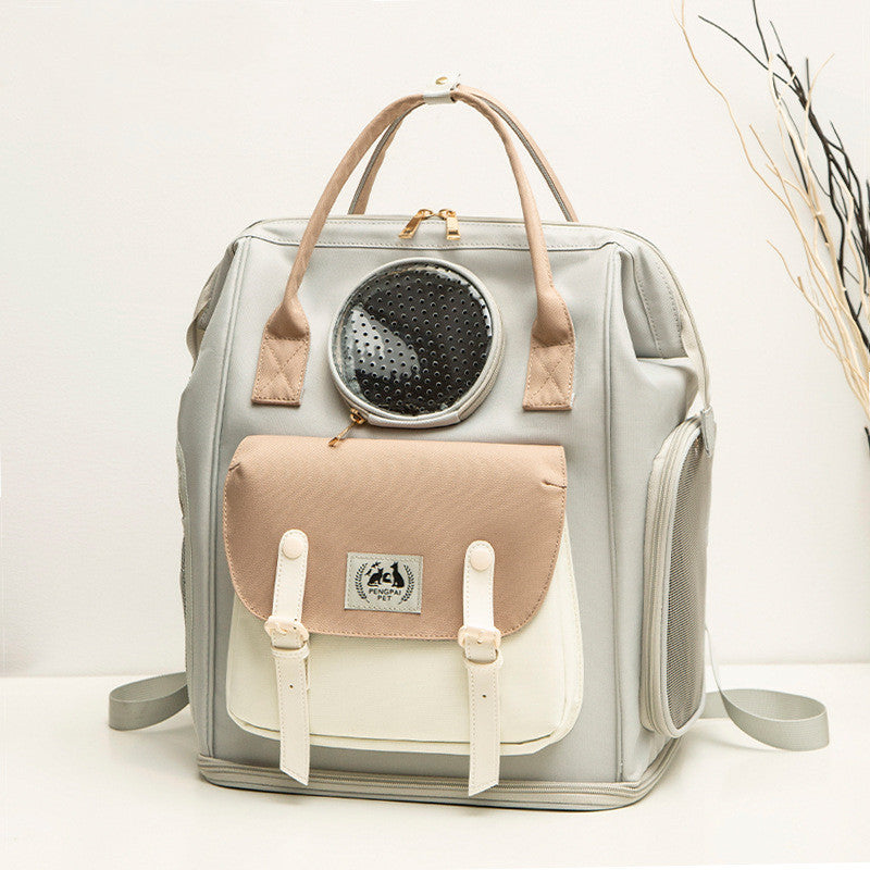Large Capacity Breathable Pet Backpack for Travel