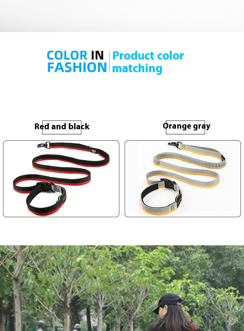 Pet Running Traction Belt with Explosion-Proof Handheld Rope