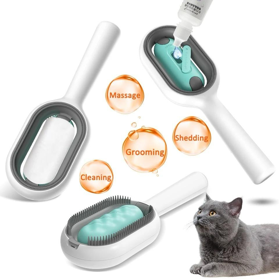 Pet Grooming Brush Dematting Comb for Floating and Sticky Hair Removal