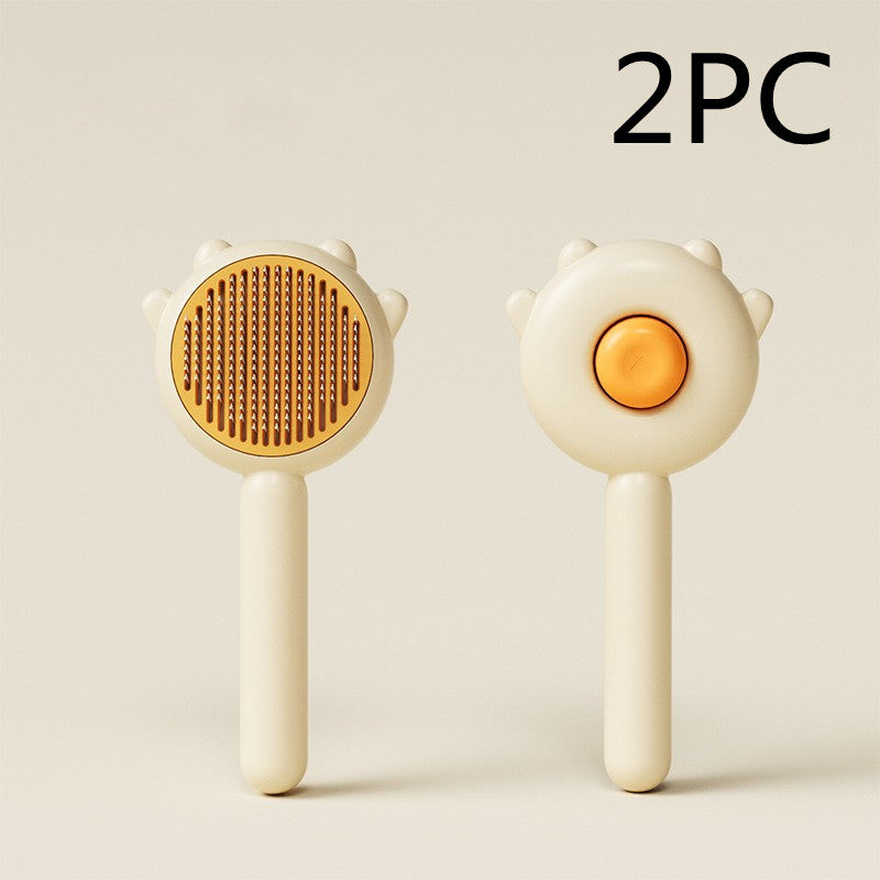 Pet Comb Massage Brush for Grooming, Hair Removal, and Cleaning