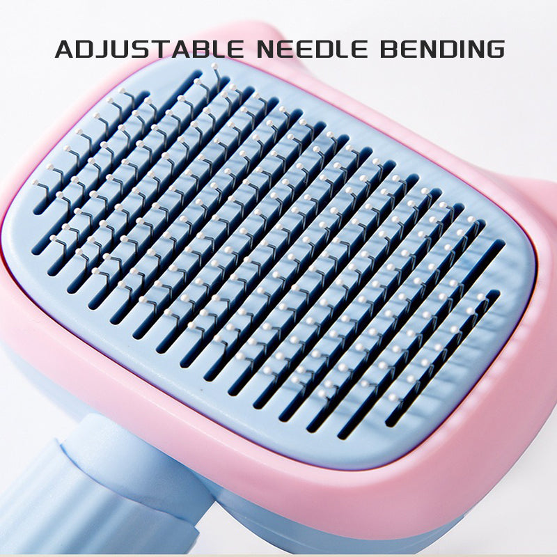 Pet Grooming Brush for Deshedding and Dematting Tool for All Fur Types