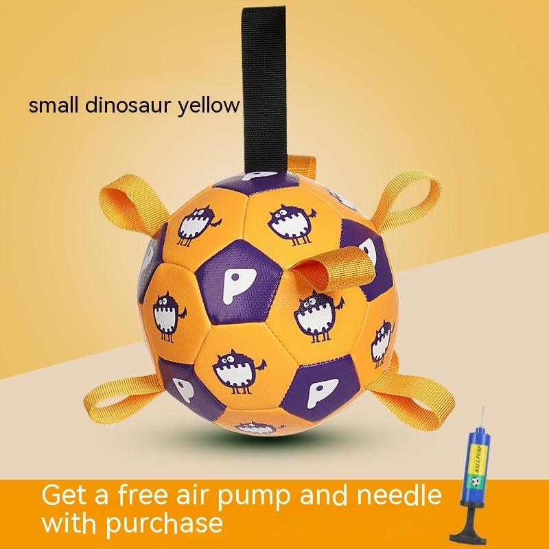 Interactive Pet Football Chew Toy for Outdoor Play