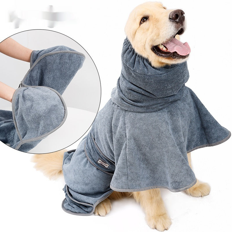 Pet Cotton Bath Towel for Quick-Drying and High Absorbency