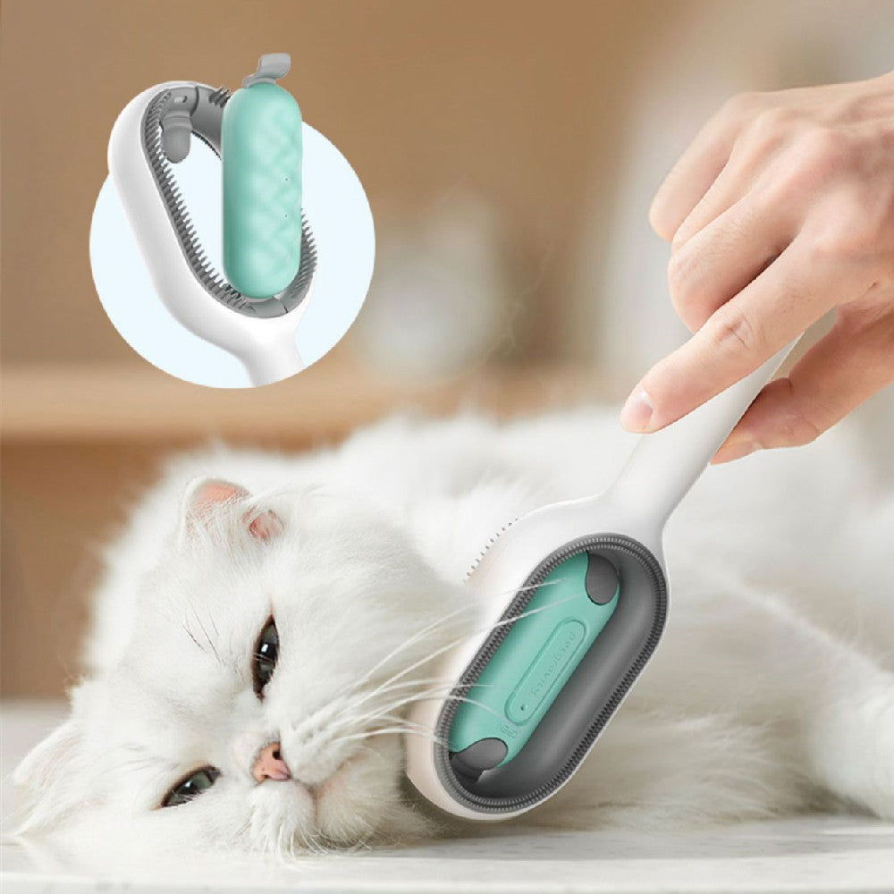 Pet Grooming Brush Dematting Comb for Floating and Sticky Hair Removal