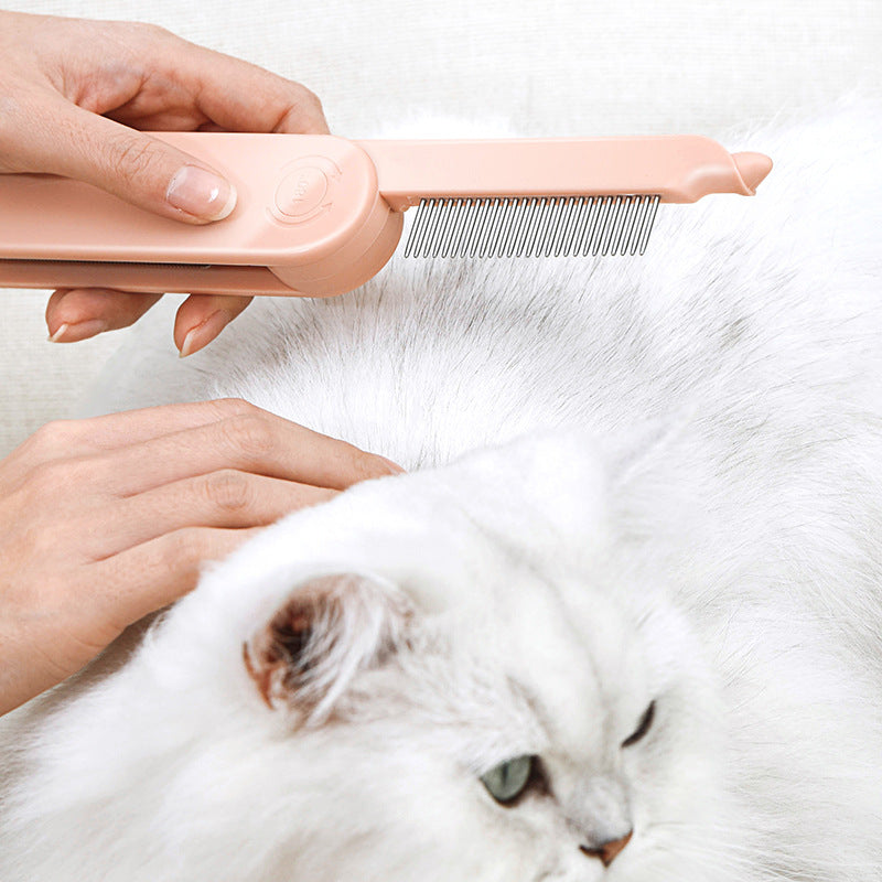 Pet Dematting Comb for Grooming and Hair Removal with Dense Teeth