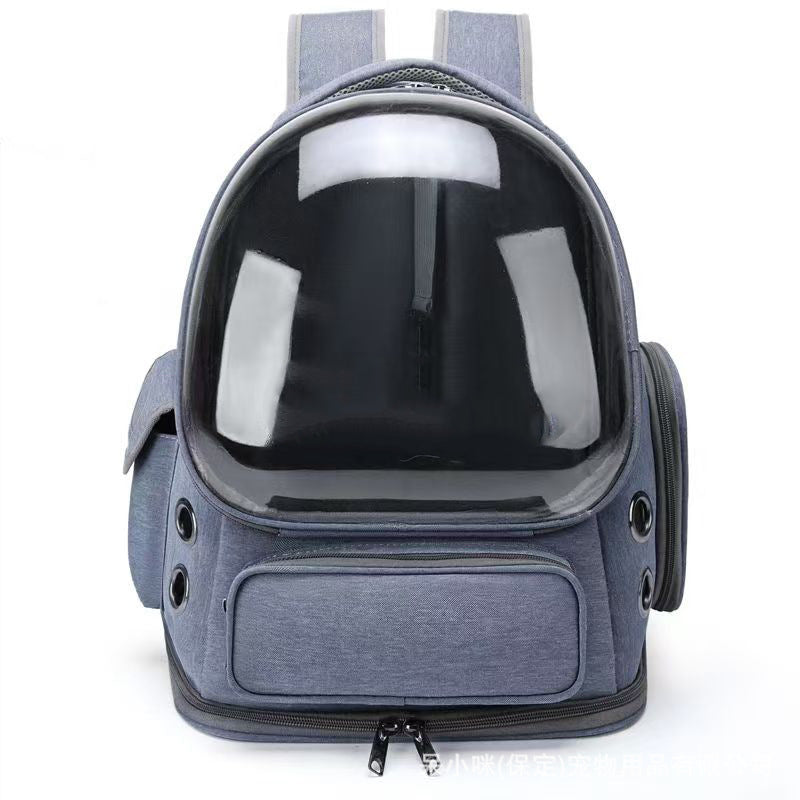 Portable Transparent Pet Backpack and Diaper Bag