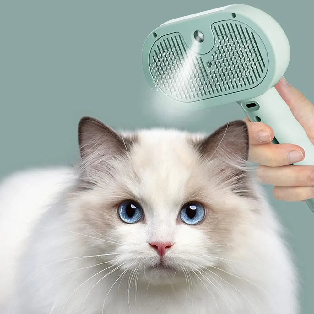 Pet Spray Hair Comb and Hair Remover Grooming Brush with Water Mist