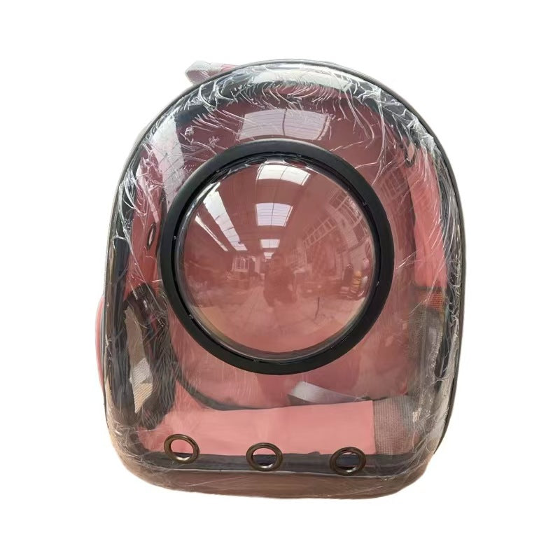 Transparent Skylight Pet Backpack with Large Capacity and Breathable Design